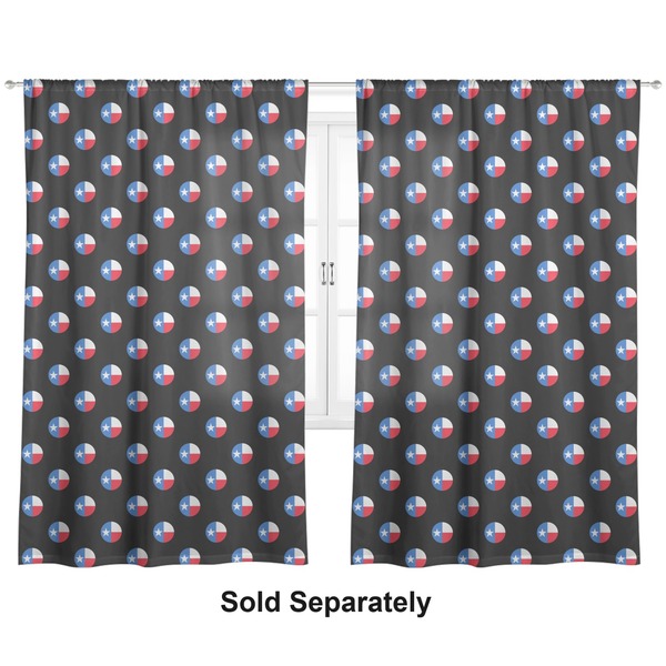 Custom Texas Polka Dots Curtain Panel - Custom Size