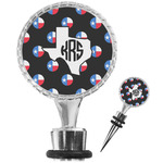 Texas Polka Dots Wine Bottle Stopper (Personalized)