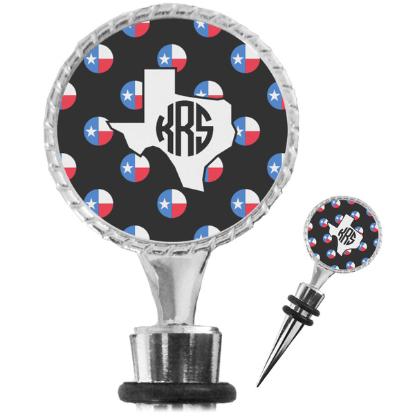 Custom Texas Polka Dots Wine Bottle Stopper (Personalized)