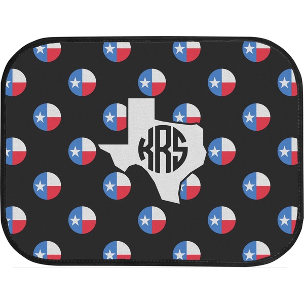 Texas Polka Dots Custom Car Floor Mats (Back Seat)