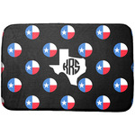 Texas Polka Dots Dish Drying Mat w/ Monogram