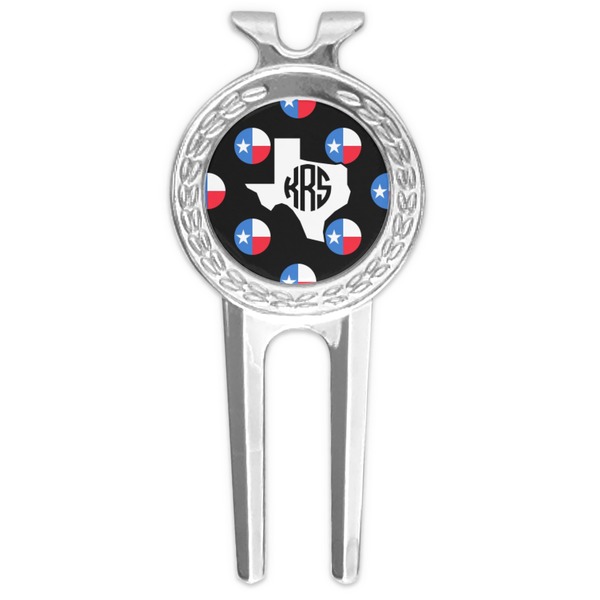 Custom Texas Polka Dots Golf Divot Tool & Ball Marker (Personalized)