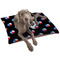 Texas Polka Dots Dog Bed - Large LIFESTYLE