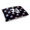 Texas Polka Dots Dog Bed - Medium w/ Monogram