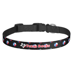 Texas Polka Dots Dog Collar (Personalized)