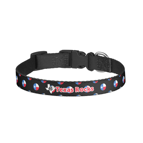 Custom Texas Polka Dots Dog Collar - Small (Personalized)