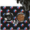 Texas Polka Dots Dog Food Mat - Large w/ Monogram