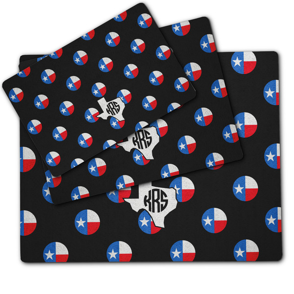 Texas Polka Dots Dog Food Mat - MAIN (sm, med, lrg)