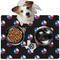 Texas Polka Dots Dog Food Mat - Medium w/ Monogram