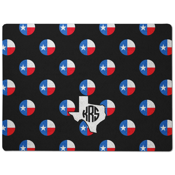 Texas Polka Dots Dog Food Mat - Medium without bowls