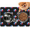 Texas Polka Dots Dog Food Mat - Small w/ Monogram