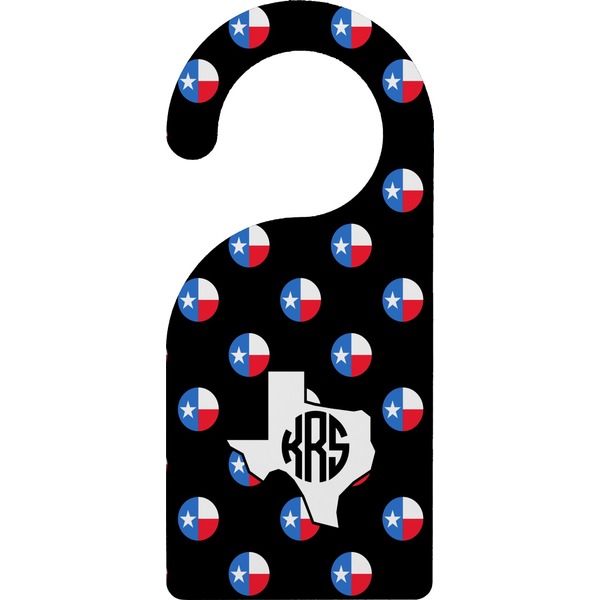 Custom Texas Polka Dots Door Hanger (Personalized)