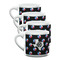 Texas Polka Dots Double Shot Espresso Mugs - Set of 4 Front