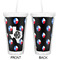 Texas Polka Dots Double Wall Tumbler with Straw - Approval