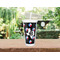 Texas Polka Dots Double Wall Tumbler with Straw Lifestyle