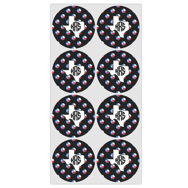 Texas Polka Dots Drink Topper - Medium - Set of 12