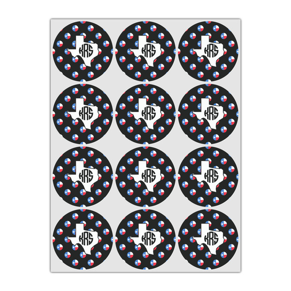 Texas Polka Dots Drink Topper - Small - Set of 12