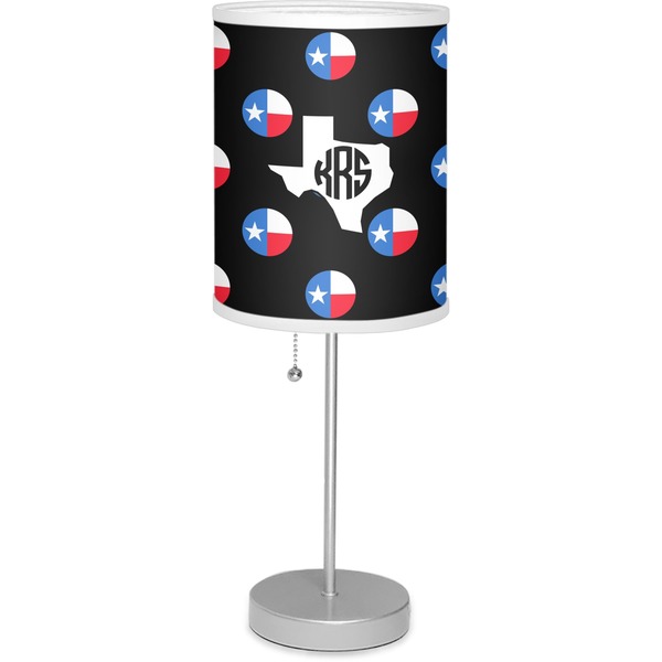 Custom Texas Polka Dots 7" Drum Lamp with Shade (Personalized)