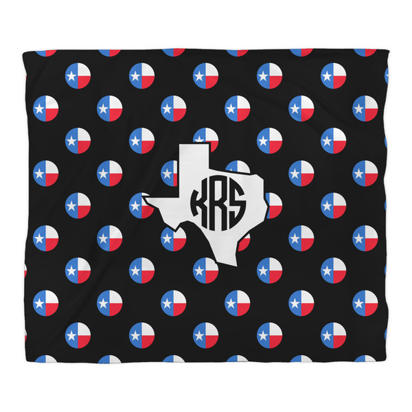 Texas Polka Dots Duvet Cover - King - Front