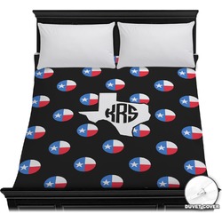Texas Polka Dots Duvet Cover - Full / Queen (Personalized)
