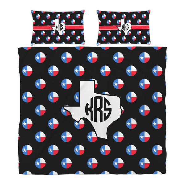 Texas Polka Dots Duvet Cover Set - King - Alt Approval