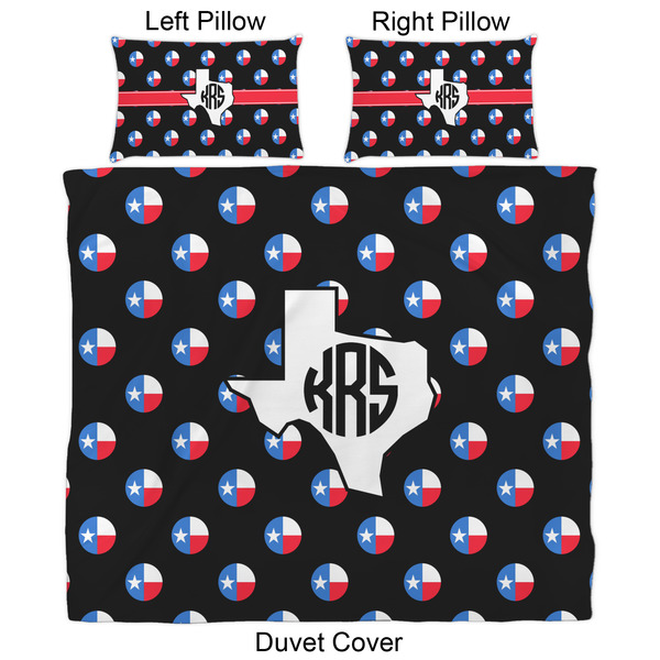 Texas Polka Dots Duvet Cover Set - King - Approval