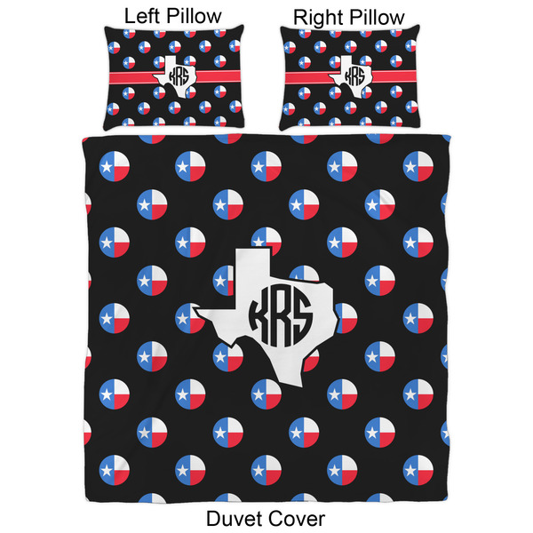 Texas Polka Dots Duvet Cover Set - Queen - Approval