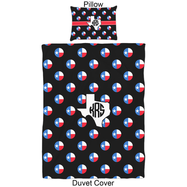 Texas Polka Dots Duvet Cover Set - Twin - Approval