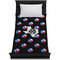 Texas Polka Dots Duvet Cover - Twin - On Bed - No Prop