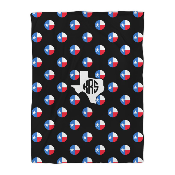 Texas Polka Dots Duvet Cover - Twin XL - Front