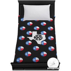 Texas Polka Dots Duvet Cover - Twin (Personalized)