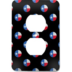 Texas Polka Dots Electric Outlet Plate (Personalized)