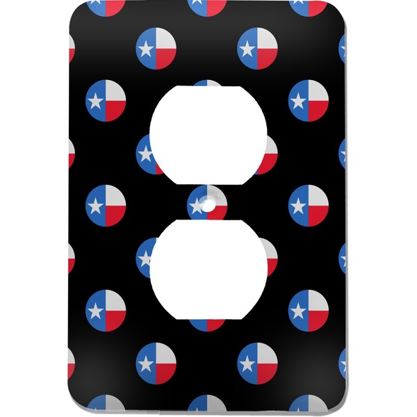 Custom Texas Polka Dots Electric Outlet Plate