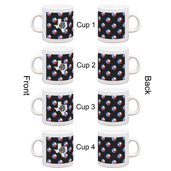 Texas Polka Dots Espresso Cup Set of 4 - Apvl