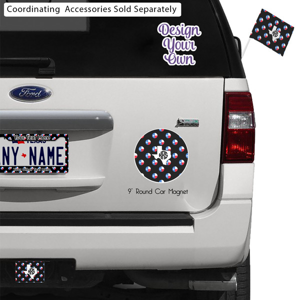 Texas Polka Dots Exterior Car Accessories
