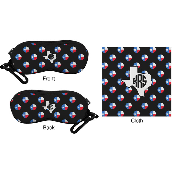 Texas Polka Dots Eyeglass Case & Cloth (Approval)