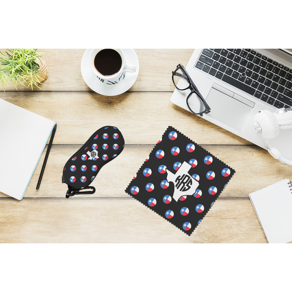 Texas Polka Dots Eyeglass Case and Cloth Set - LIFESTYLE