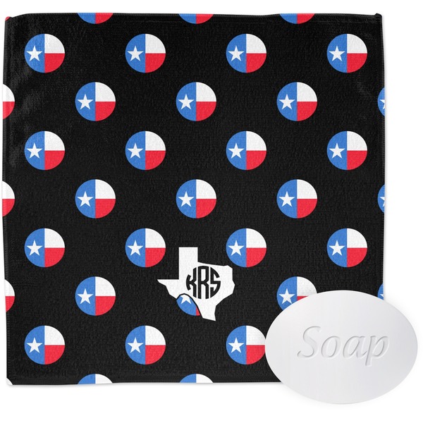 Custom Texas Polka Dots Washcloth (Personalized)