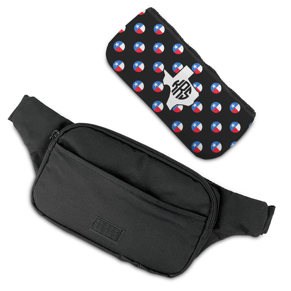 Texas Polka Dots Fanny Packs - FLAT (flap off)