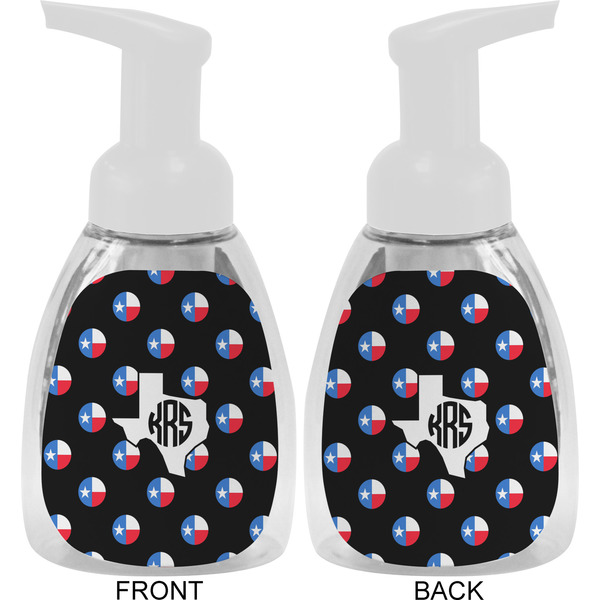 Texas Polka Dots Foam Soap Bottle Approval - White