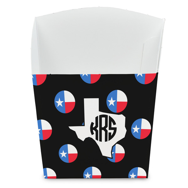 Custom Texas Polka Dots French Fry Favor Boxes (Personalized)