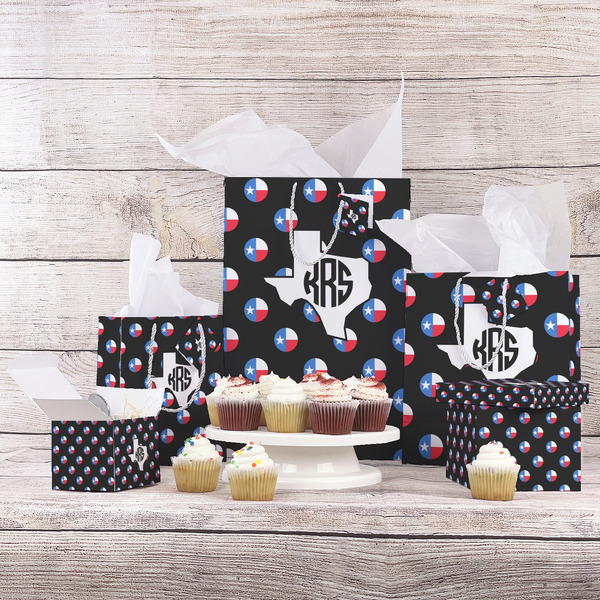 Texas Polka Dots Gift Bags - In Context