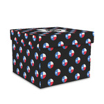 Texas Polka Dots Gift Box with Lid - Canvas Wrapped - Medium (Personalized)