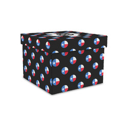 Texas Polka Dots Gift Box with Lid - Canvas Wrapped - Small (Personalized)