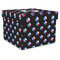 Texas Polka Dots Gift Boxes with Lid - Canvas Wrapped - X-Large - Front/Main