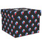 Texas Polka Dots Gift Box with Lid - Canvas Wrapped - XX-Large (Personalized)