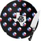 Texas Polka Dots Glass Cutting Board (Personalized)
