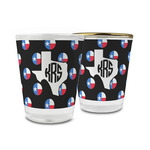 Texas Polka Dots Glass Shot Glass - 1.5 oz (Personalized)