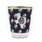 Texas Polka Dots Glass Shot Glass - With gold rim - FRONT