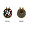 Texas Polka Dots Golf Ball Hat Clip Marker - Apvl - GOLD